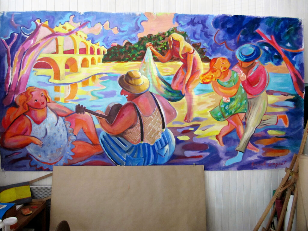 BACHES pont du gard atelier1